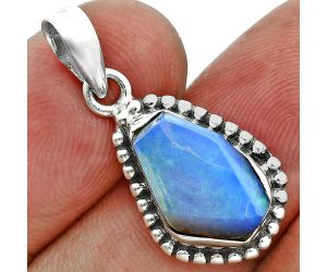 Ethiopian Opal Rough Pendant SDP157161 P-1052, 9x14 mm