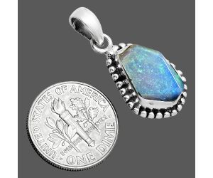 Ethiopian Opal Rough Pendant SDP157161 P-1052, 9x14 mm