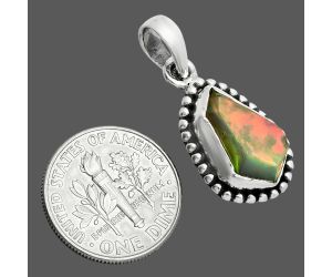 Ethiopian Opal Rough Pendant SDP157162 P-1052, 8x14 mm