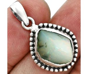 Ethiopian Opal Rough Pendant SDP157163 P-1052, 9x14 mm