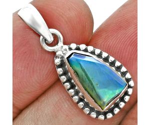 Ethiopian Opal Rough Pendant SDP157166 P-1052, 8x13 mm