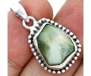 Ethiopian Opal Rough Pendant SDP157170 P-1052, 12x14 mm