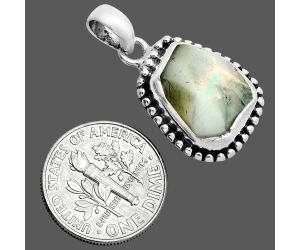 Ethiopian Opal Rough Pendant SDP157170 P-1052, 12x14 mm