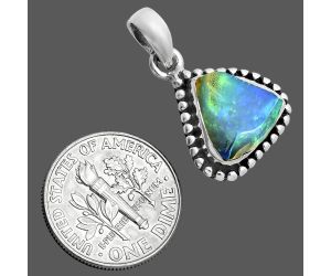 Ethiopian Opal Rough Pendant SDP157172 P-1052, 11x11 mm