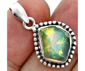 Ethiopian Opal Rough Pendant SDP157173 P-1052, 10x12 mm