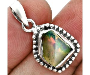 Ethiopian Opal Rough Pendant SDP157177 P-1052, 9x12 mm