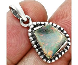 Ethiopian Opal Rough Pendant SDP157180 P-1052, 10x12 mm