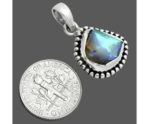 Ethiopian Opal Rough Pendant SDP157181 P-1052, 11x12 mm