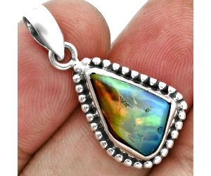 Ethiopian Opal Rough Pendant SDP157183 P-1052, 10x16 mm