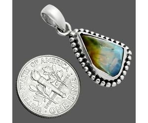 Ethiopian Opal Rough Pendant SDP157183 P-1052, 10x16 mm