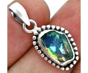 Ethiopian Opal Rough Pendant SDP157188 P-1052, 8x12 mm