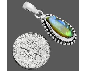 Ethiopian Opal Rough Pendant SDP157190 P-1052, 7x16 mm