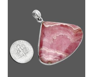 Rhodochrosite Argentina Pendant SDP157203 P-1001, 31x42 mm