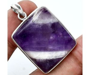 Chevron Amethyst Pendant SDP157207 P-1001, 24x27 mm