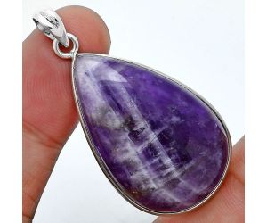 Chevron Amethyst Pendant SDP157212 P-1001, 22x34 mm