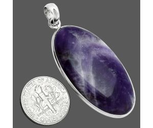 Chevron Amethyst Pendant SDP157214 P-1001, 20x38 mm