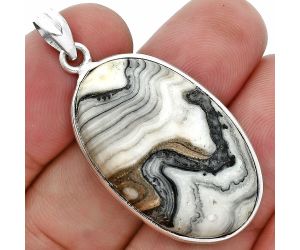 Crazy Lace Agate Pendant SDP157222 P-1001, 19x31 mm