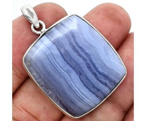 Blue Lace Agate Pendant SDP157223 P-1001, 25x27 mm