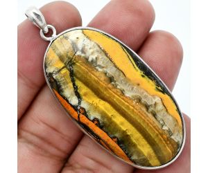 Indonesian Bumble Bee Pendant SDP157242 P-1001, 25x47 mm