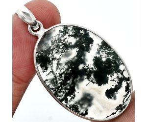 Moss Agate Pendant SDP157272 P-1001, 22x32 mm