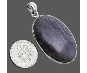 Purple Labradorite Pendant SDP157274 P-1001, 22x33 mm