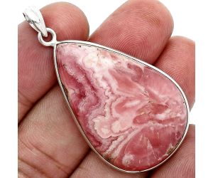 Rhodochrosite Argentina Pendant SDP157293 P-1001, 24x37 mm