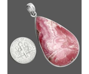 Rhodochrosite Argentina Pendant SDP157293 P-1001, 24x37 mm