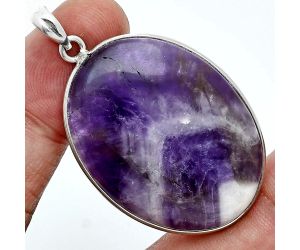 Chevron Amethyst Pendant SDP157294 P-1001, 28x37 mm