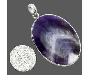 Chevron Amethyst Pendant SDP157294 P-1001, 28x37 mm