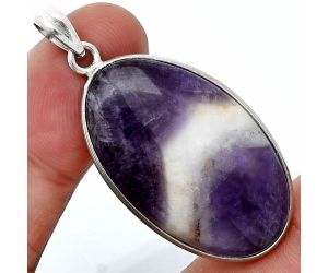 Chevron Amethyst Pendant SDP157295 P-1001, 20x34 mm