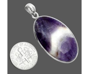 Chevron Amethyst Pendant SDP157295 P-1001, 20x34 mm