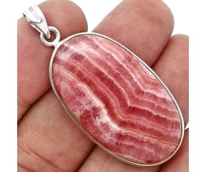 Rhodochrosite Argentina Pendant SDP157301 P-1001, 20x35 mm