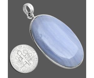 Blue Lace Agate Pendant SDP157324 P-1001, 23x38 mm