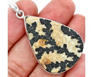 Germany Psilomelane Dendrite Pendant SDP157347 P-1001, 25x36 mm