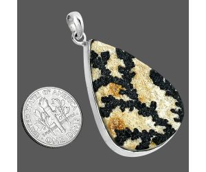 Germany Psilomelane Dendrite Pendant SDP157347 P-1001, 25x36 mm