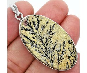 Germany Psilomelane Dendrite Pendant SDP157351 P-1001, 22x38 mm