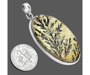 Germany Psilomelane Dendrite Pendant SDP157351 P-1001, 22x38 mm