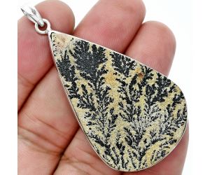 Germany Psilomelane Dendrite Pendant SDP157356 P-1001, 29x51 mm