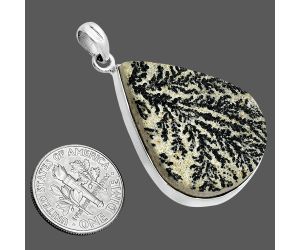 Germany Psilomelane Dendrite Pendant SDP157363 P-1001, 24x32 mm