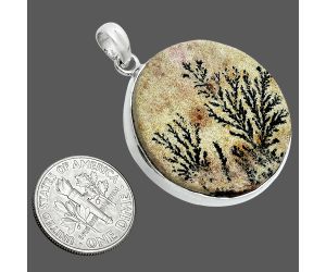 Germany Psilomelane Dendrite Pendant SDP157364 P-1001, 29x29 mm