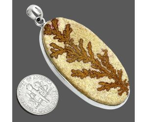 Germany Psilomelane Dendrite Pendant SDP157365 P-1001, 24x45 mm