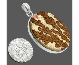 Germany Psilomelane Dendrite Pendant SDP157366 P-1001, 24x32 mm