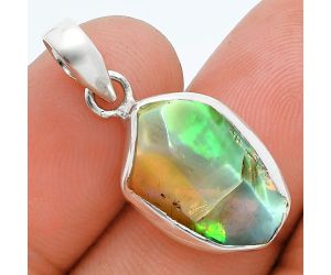 Ethiopian Opal Rough Pendant SDP157369 P-1001, 11x17 mm