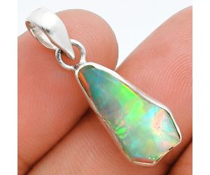 Ethiopian Opal Rough Pendant SDP157370 P-1001, 9x18 mm