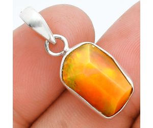 Ethiopian Opal Rough Pendant SDP157371 P-1001, 10x15 mm