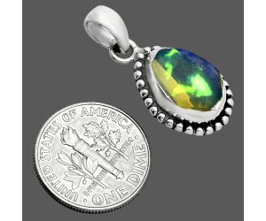 Ethiopian Opal Rough Pendant SDP157376 P-1052, 9x13 mm