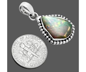 Ethiopian Opal Rough Pendant SDP157377 P-1052, 12x16 mm