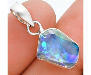 Ethiopian Opal Rough Pendant SDP157378 P-1001, 10x13 mm