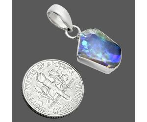 Ethiopian Opal Rough Pendant SDP157378 P-1001, 10x13 mm