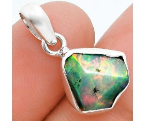 Ethiopian Opal Rough Pendant SDP157379 P-1001, 12x12 mm